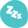 Animated Zees representing sleep apnea therapy