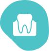 Animated tooth and gums representing periodontal therapy